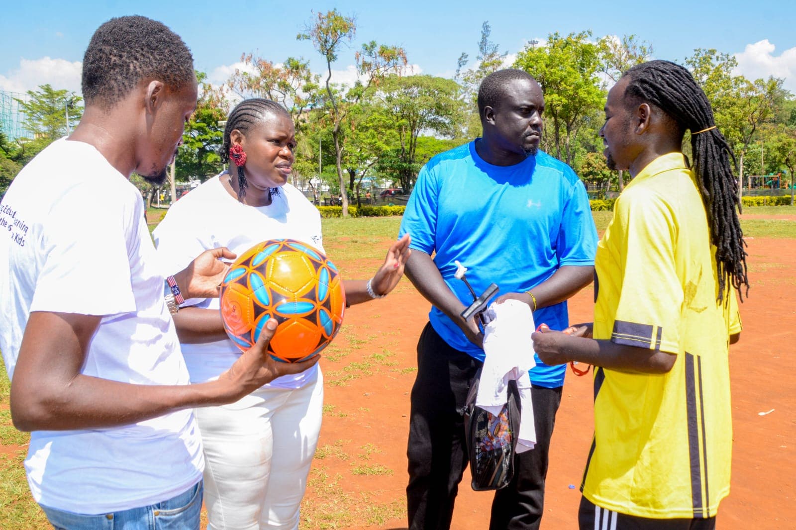 Community outreach on the field